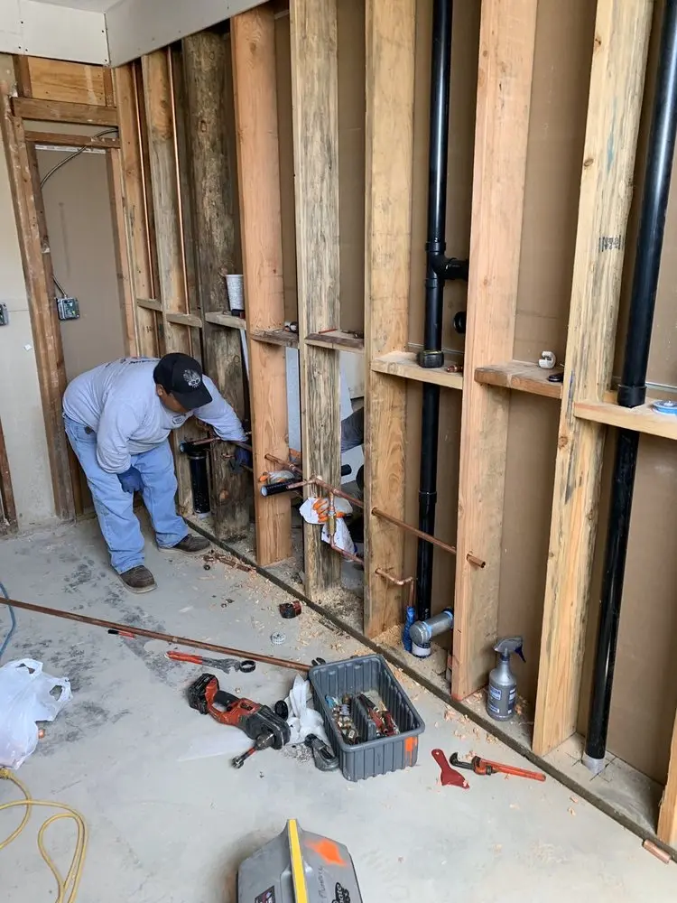 Commercial rough-in plumbing for Gas Line Repair in Southwest Lakeland